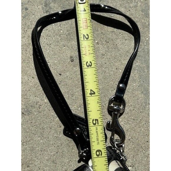 Coach Peyton Dream C East West Swingpack Black & White Logo Bag Purse 6x4.5 - Picture 6 of 15